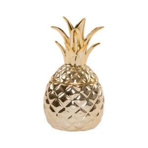 Boîte ananas - Doré