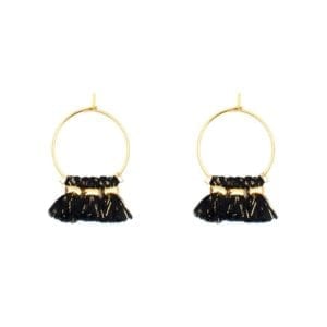 Boucles Bilboa S - Noir/doré