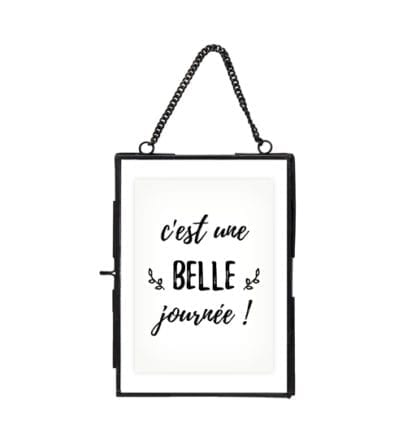 Cadre à suspendre - Noir