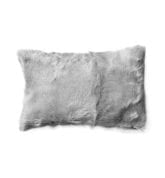 Coussin en fourrure - Gris