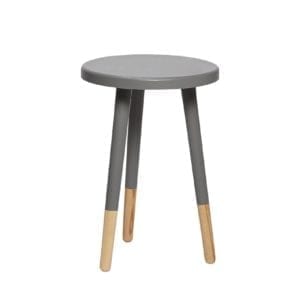 Tabouret - Bois/gris
