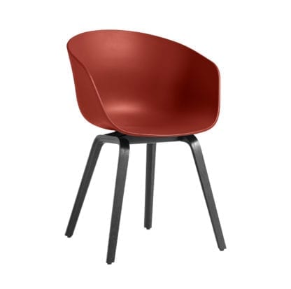Chaise AAC 22 - Warm red (noir)