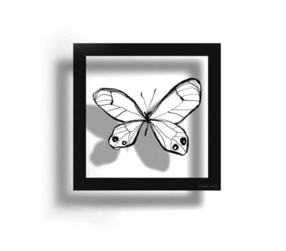 Sticker papillon