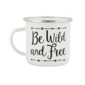 Mug émaillé - Wild and free