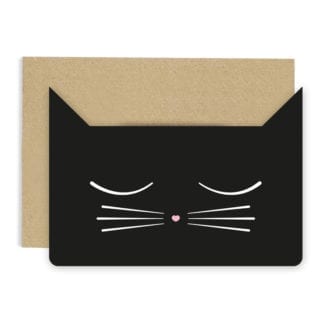 Carte de voeux - Chat