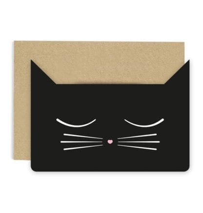 Carte de voeux - Chat