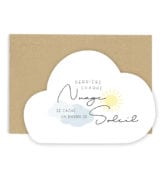 Carte de voeux - Nuage