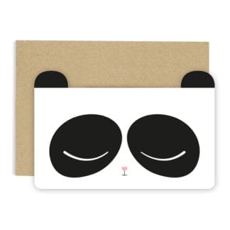 Carte de voeux - Panda