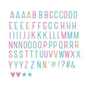 Lettres pour lightbox - Couleur