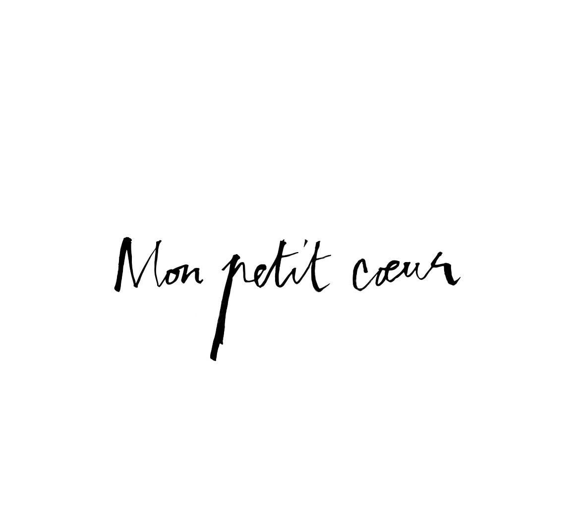 Sticker mural - Mon petit cœur • Décoration | Songes