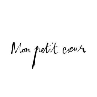 Sticker mural - Mon petit coeur