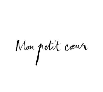 Sticker mural - Mon petit coeur