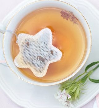 Coffret sachets thé personnalisés - Sachet en forme de coeur - Thé