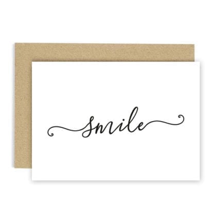 Carte de voeux - Smile