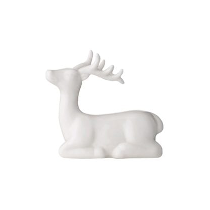Cerf en porcelaine