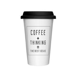 Mug à emporter - Coffee + thinking