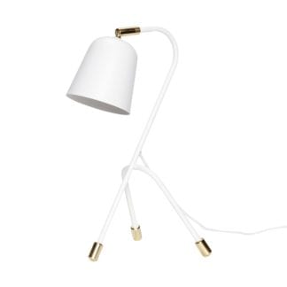 Lampe - Doré/Blanc