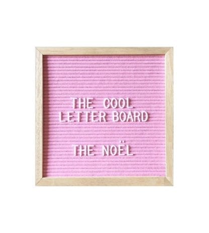 Letter board Noel - Rose