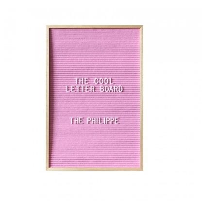 Letter board Philippe - Rose