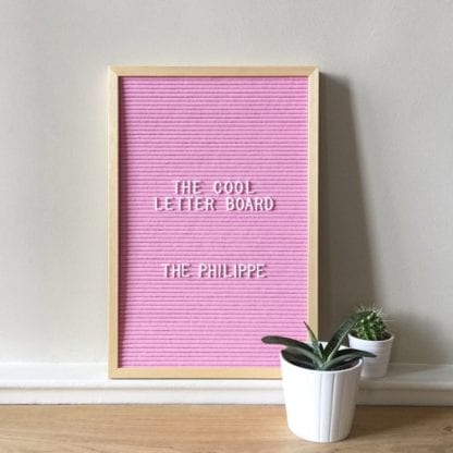 Letter board Philippe - Rose