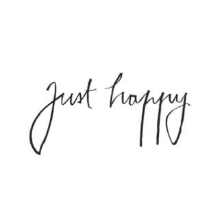 Sticker - Just happy