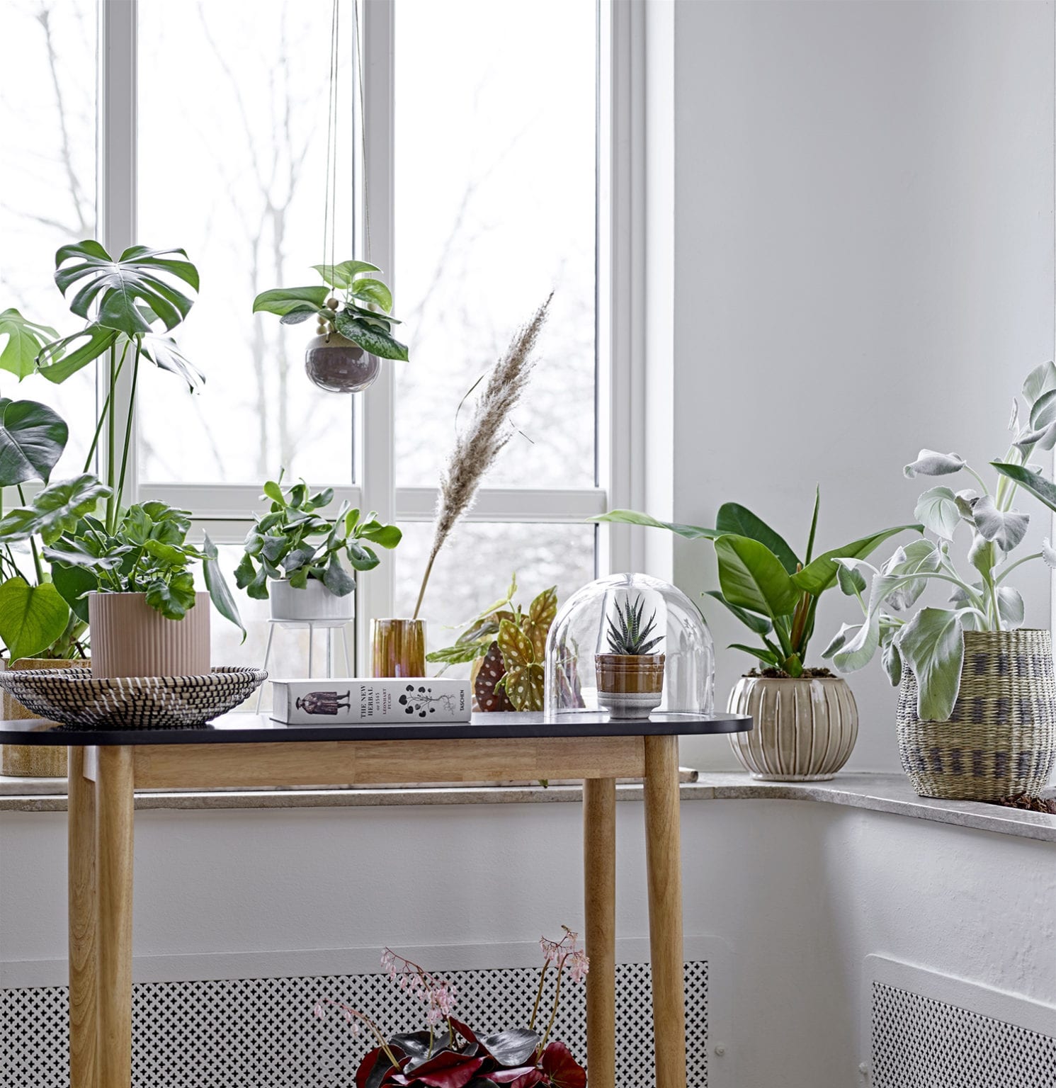 Cache-pot sur pied - Blanc • Vases & Pots | Songes