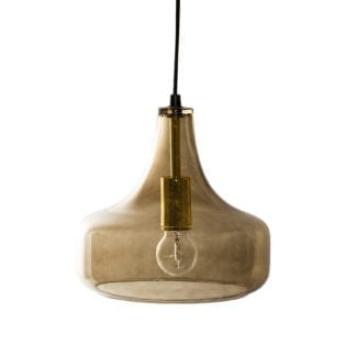 Suspension - Verre marron