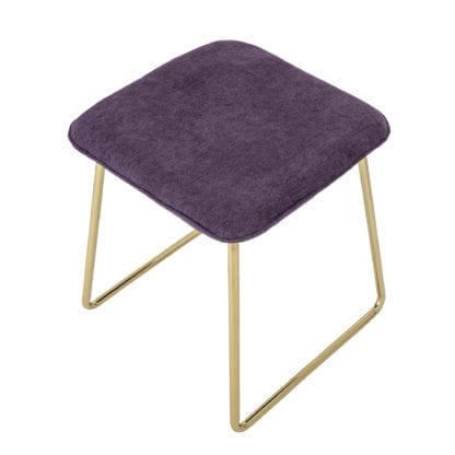 Tabouret - Doré/violet