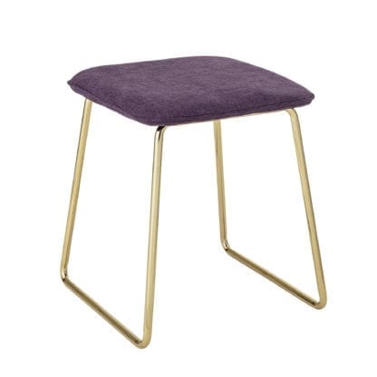 Tabouret - Doré/violet