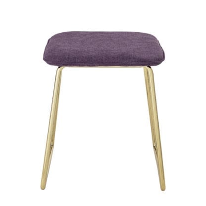Tabouret - Doré/violet