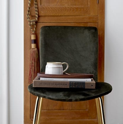 Chaise - Velours khaki