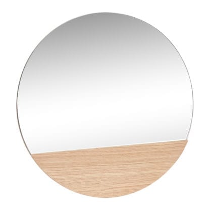 Miroir – Rond en bois