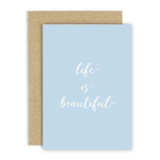 Carte de voeux – Life is beautiful