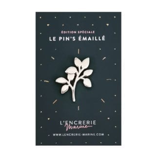 Pin’s émaillé – Branche argentée