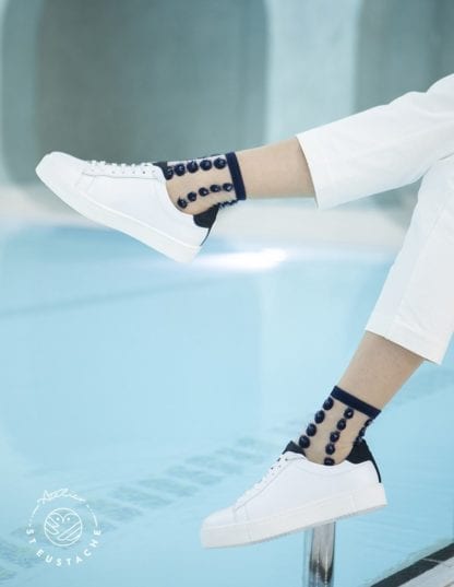 Chaussettes - London Eye bleu