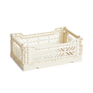 Caisse de rangement S - Blanc cassé
