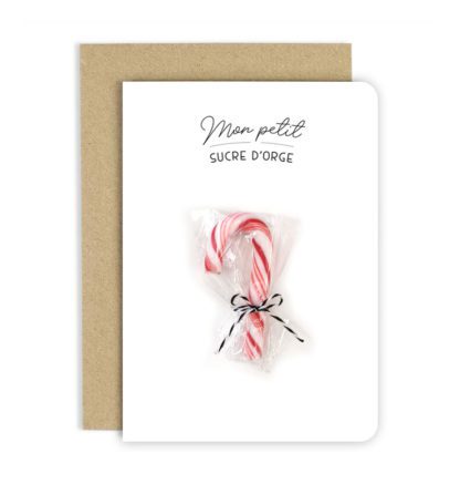 Carte de voeux – Sucre d'orge