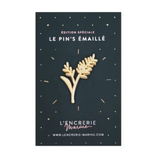 Pin’s émaillé – Graminées dorées