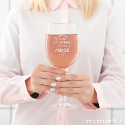 Verre à vin - Bien mérité