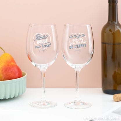 Verres à vin - Pour trinquer (2pcs)