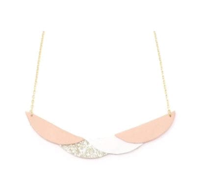 Collier Elbe – Nude & Pailettes