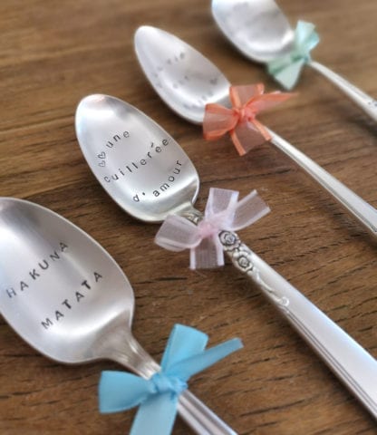 Cuillère gravée - The Loving Spoon