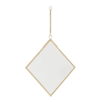 Miroir losange - Doré