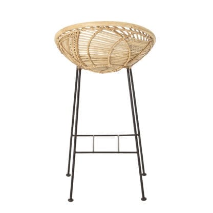 Chaise de bar - Rotin Yvonne
