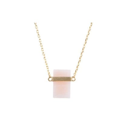 Collier – Quartz rose