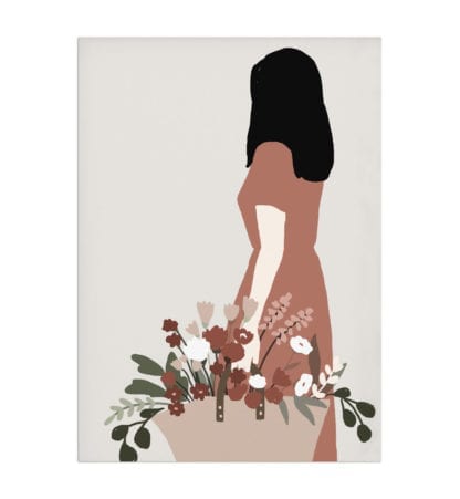Affiche A3 – Panier & Fleurs