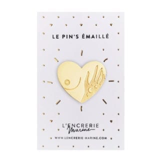 Pin’s émaillé - Au naturel - Seins