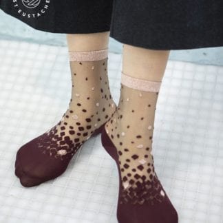 Chaussettes - Nakameguro bordeaux