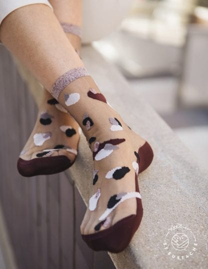 Chaussettes - New York bordeaux