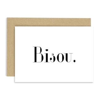 Carte de voeux – Bisou